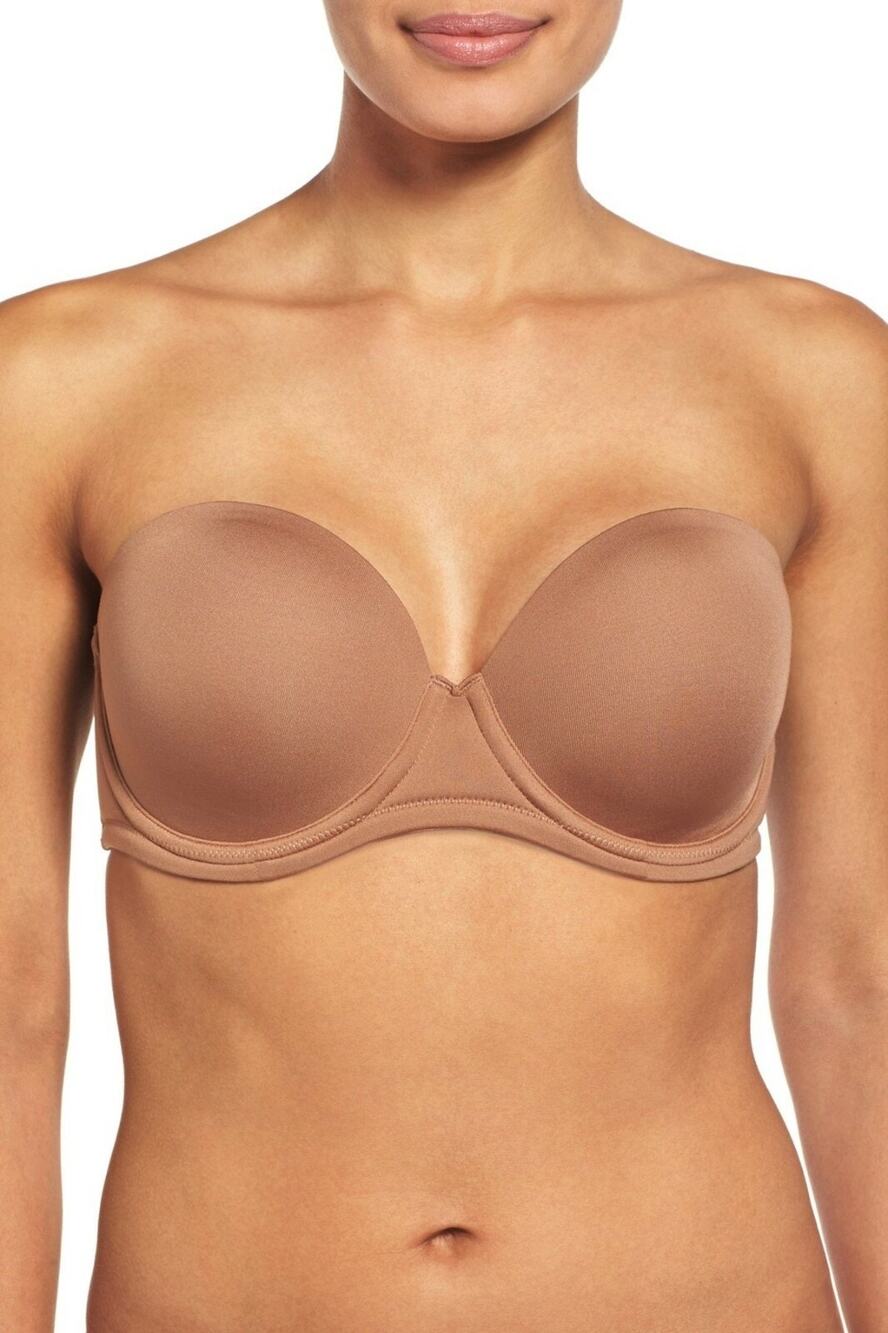 Wacoal Red Carpet Strapless Bra Size 42H Brown